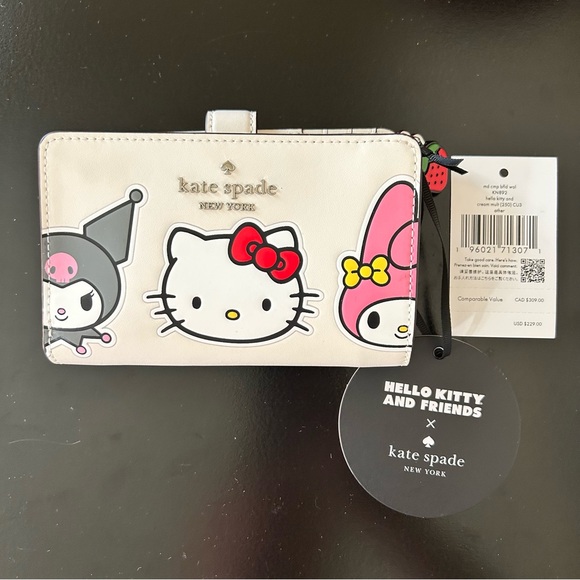 kate spade Handbags - Hello Kitty And Friends x Kate Spade Medium Bifold Wallet Limited Edition